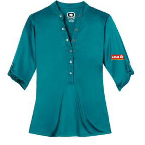 Ladies 3/4" Sleeve Ogio Henley Thumbnail