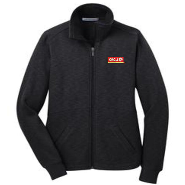 Ladies Slub Fleece Full-Zip Jacket  Thumbnail