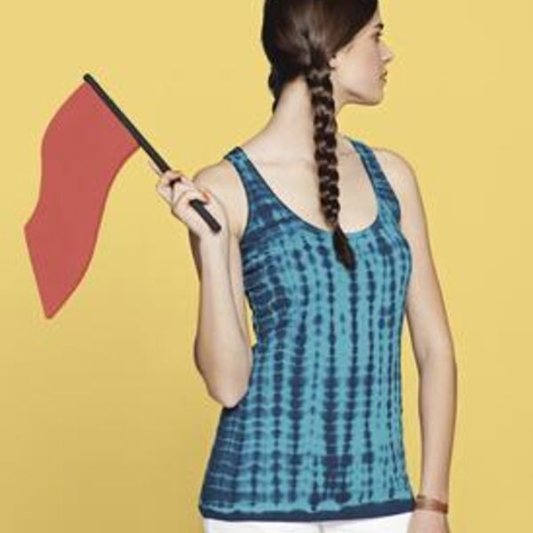 District® - Juniors Tie-Dye Racerback Tank DT2301 Thumbnail